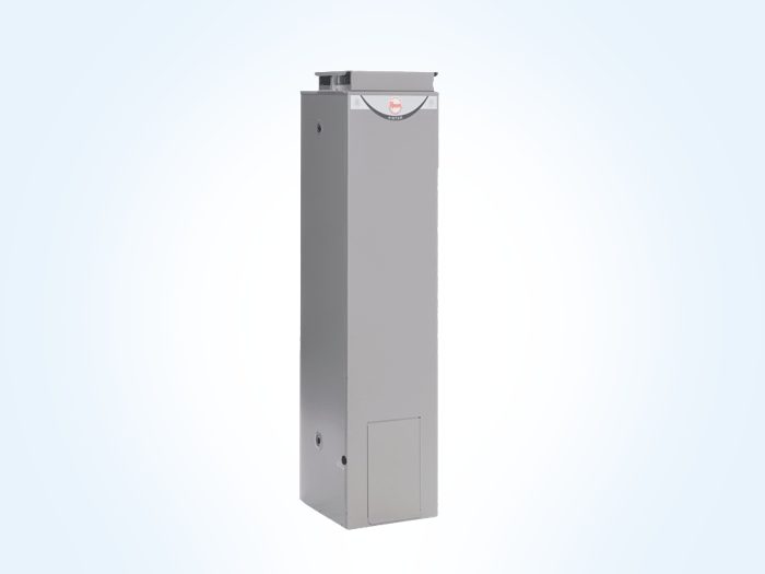 Gas hot water system being tested